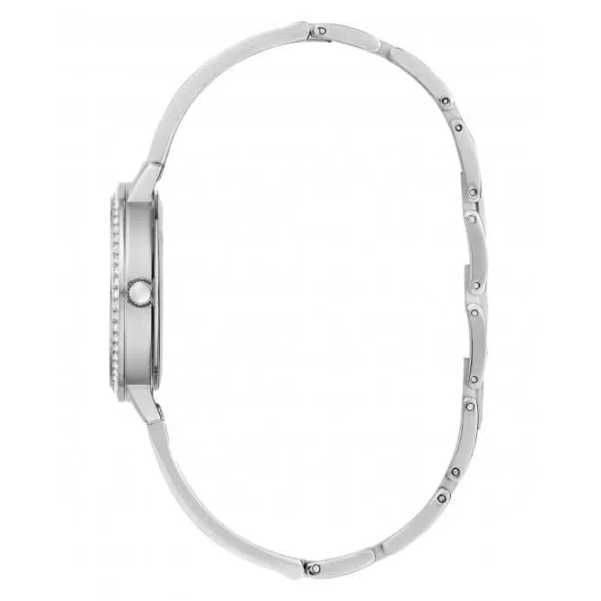 Guess Ladies Tri Luxe Stainless Steel Silver Watch GW0474L1