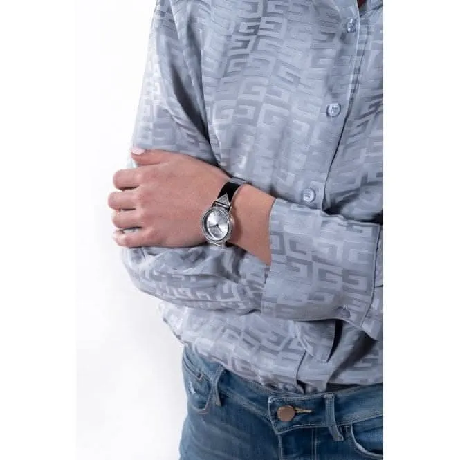 Guess Ladies Tri Luxe Stainless Steel Silver Watch GW0474L1