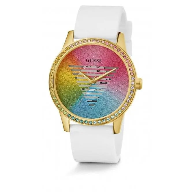 Guess Ladies Unity Stainless Steel Gold Watch GW0589L1