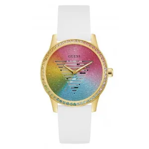 Guess Ladies Unity Stainless Steel Gold Watch GW0589L1