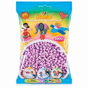 HAMA Midi Beads 3000 pcs Pastel Purple