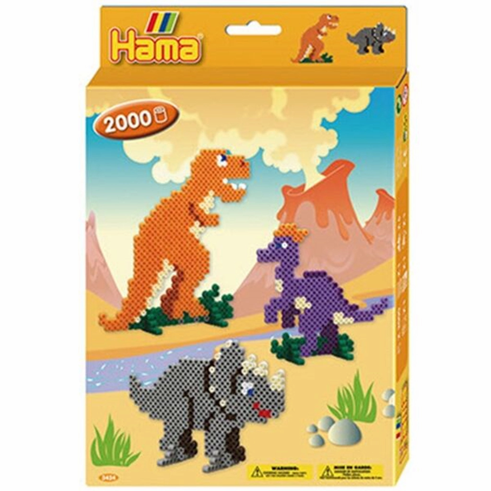 HAMA Midi Mounting Box Dino World