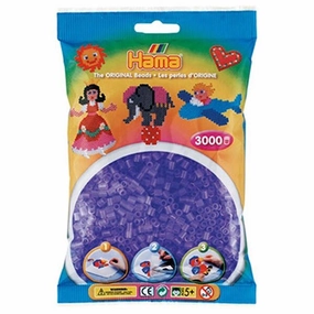 HAMA Midi Pearls 3000 pcs Transparent Purple