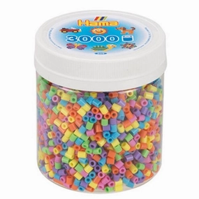 HAMA Midi Pearls 3.000 pcs Pastel Mix