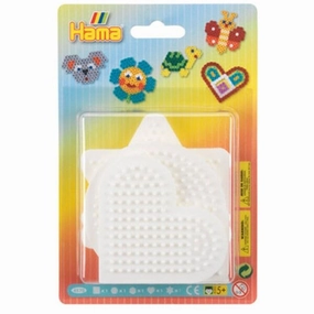 HAMA Midi Pegboards Heart/Star/Circle/Hexagonal/Square