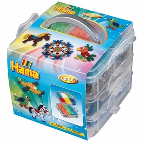 HAMA Storage Box Small incl. 6000 Beads   3 Pegboads