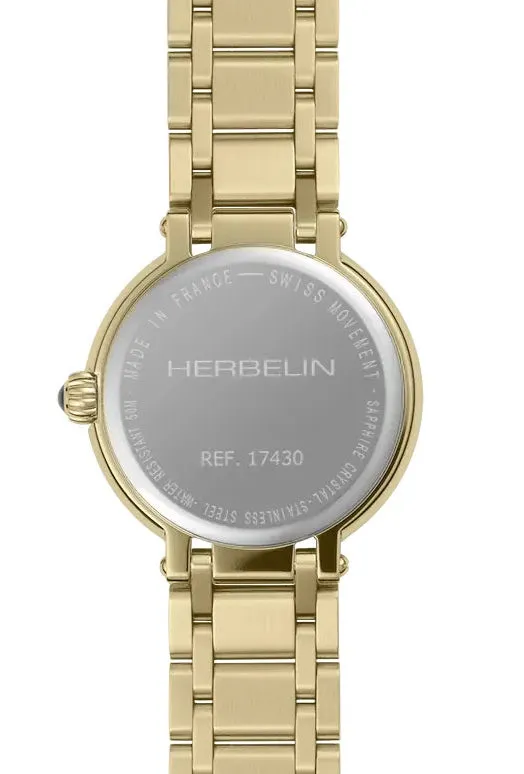 Herbelin Watches Herbelin Galet Yellow Gold PVD Watch
