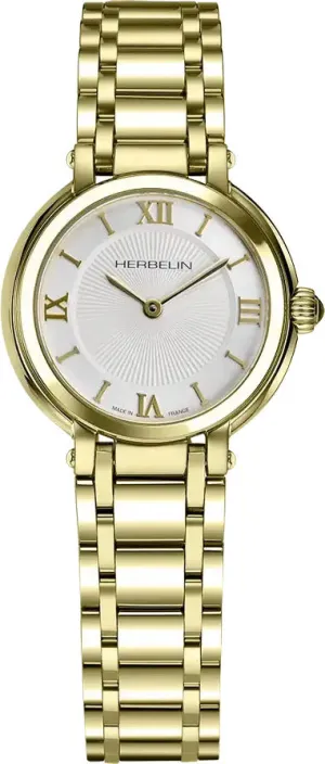 Herbelin Watches Herbelin Galet Yellow Gold PVD Watch
