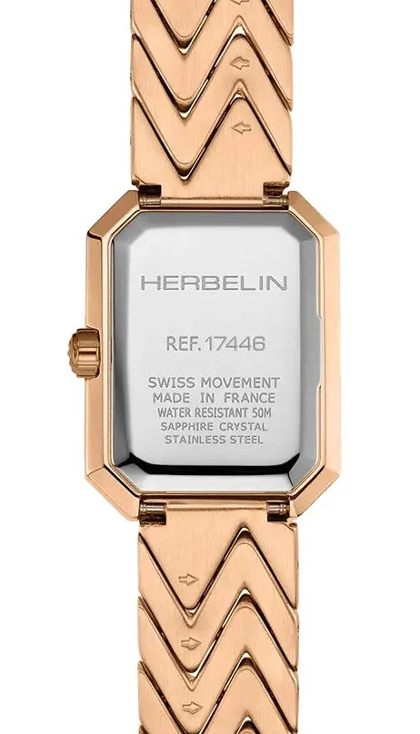 Herbelin Watches Herbelin Octogone Rose Gold PVD Watch