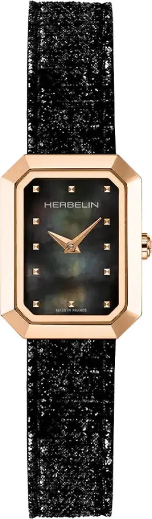 Herbelin Watches Herbelin Octogone Rose Gold PVD Watch
