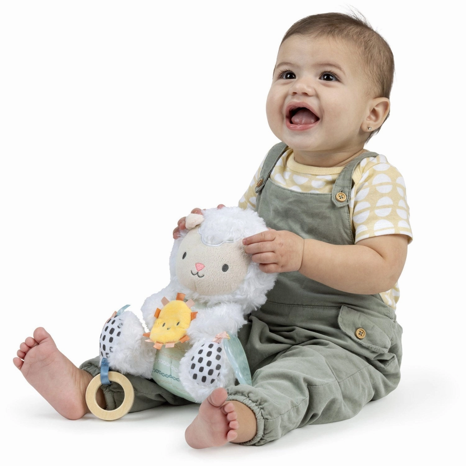 Ingenuity Sheppy The Sheep Calm Springs Plush Activity Toy