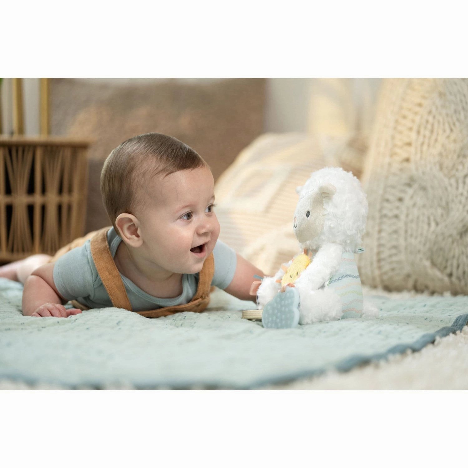 Ingenuity Sheppy The Sheep Calm Springs Plush Activity Toy