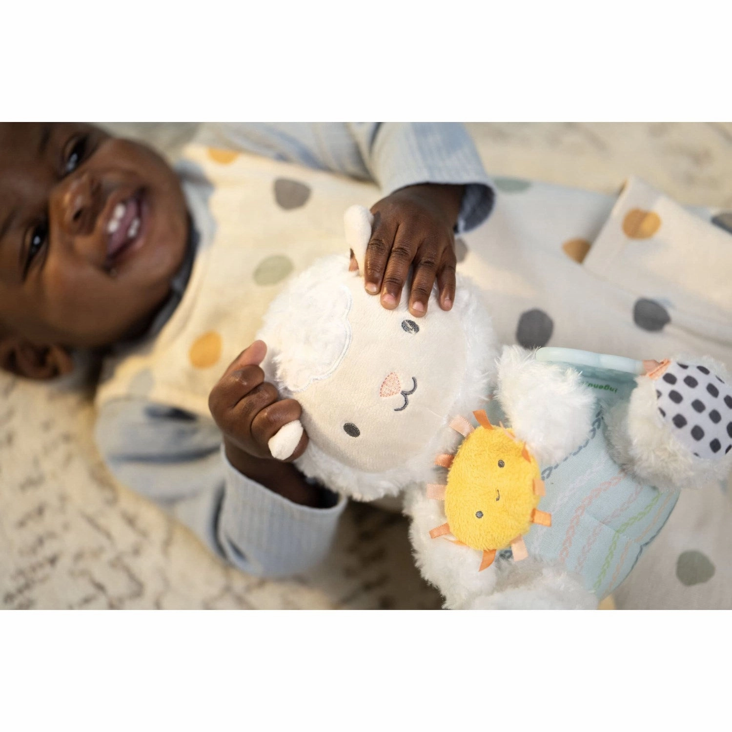 Ingenuity Sheppy The Sheep Calm Springs Plush Activity Toy