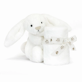 Jellycat Bashful Luxe Bunny Luna White Soother