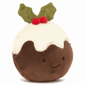 Jellycat Festive Folly Christmas Pudding 10 cm