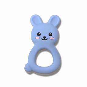 Jellystone Designs Bunny Teether - Soft Blue