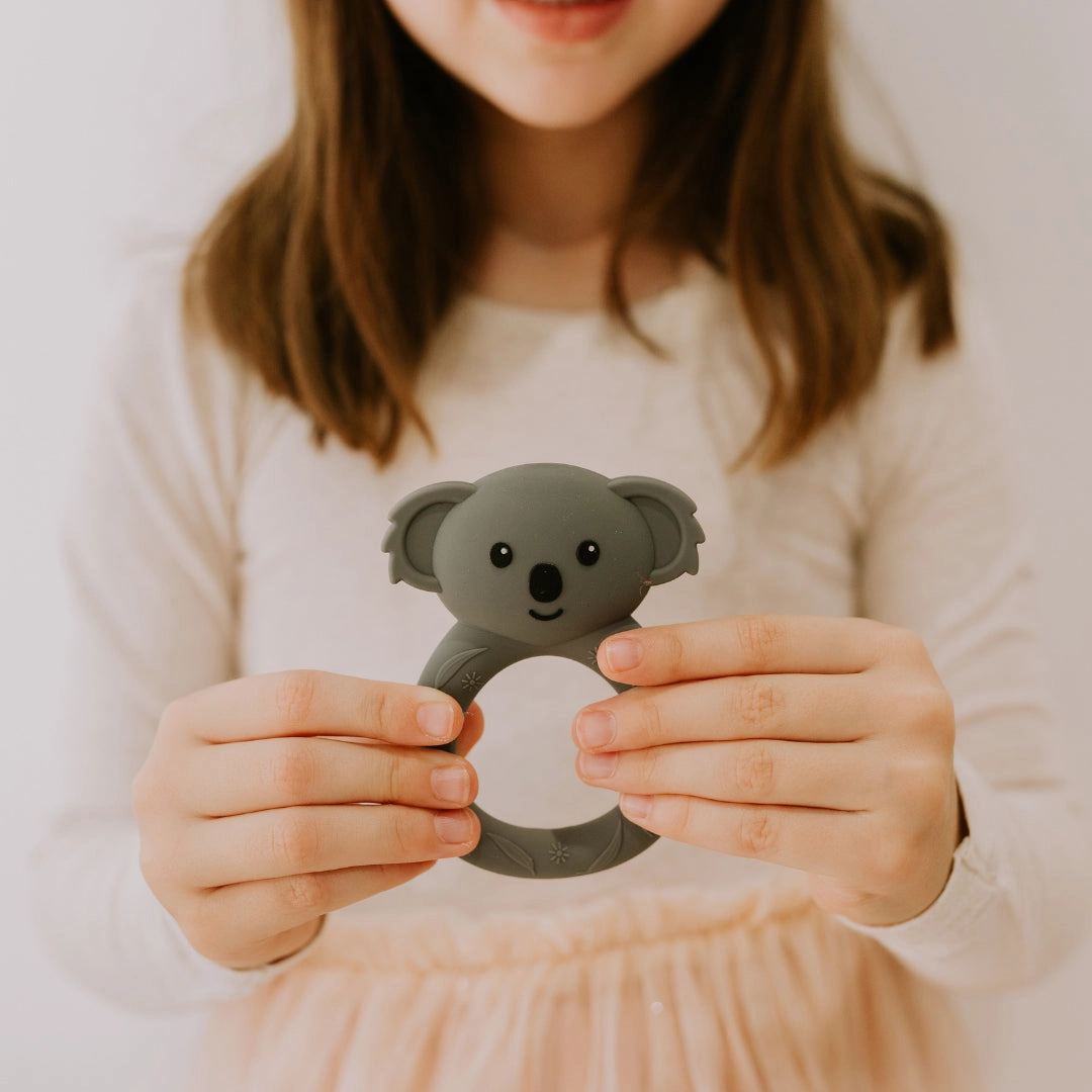 Jellystone Designs Koala Teether - Pink Salt