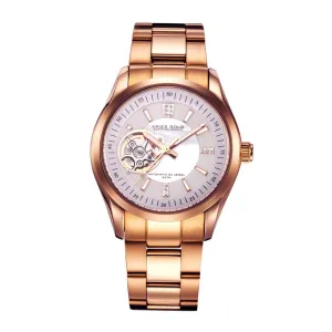 Jewelry Aries Watches ARIES GOLD AUTOMATIC INSPIRA ROSE GOLD STAINLESS STEEL L 9003 RG-WMOP WOMEN'S WATCH