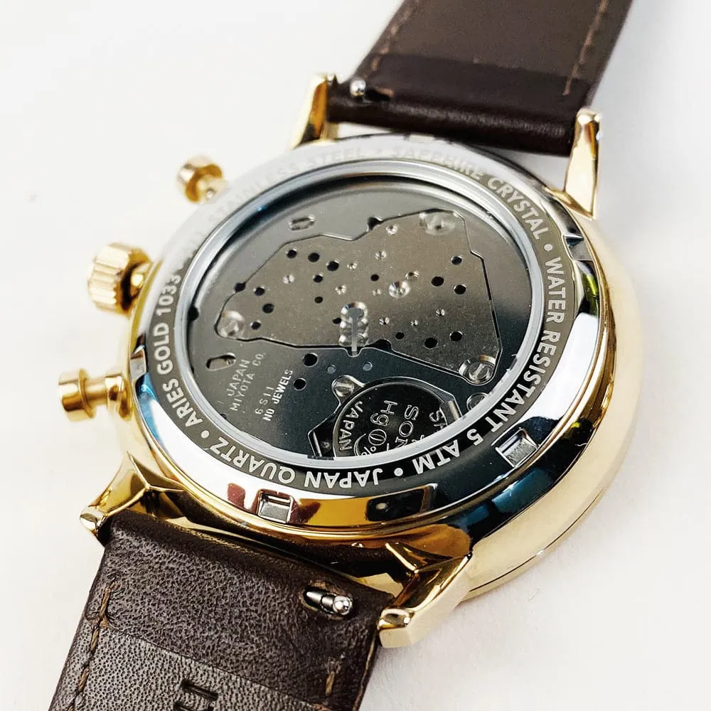 Jewelry Aries Watches ARIES GOLD VENTURER G 1033 RG-W CHRONOGRAPH MEN'S WATCH