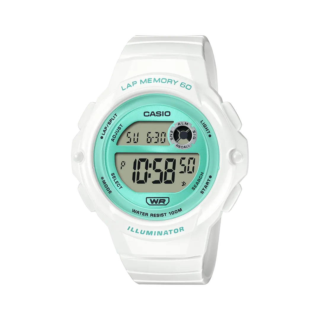 Jewelry Casio Watches Casio - Ladies Digital Sporty Green Face