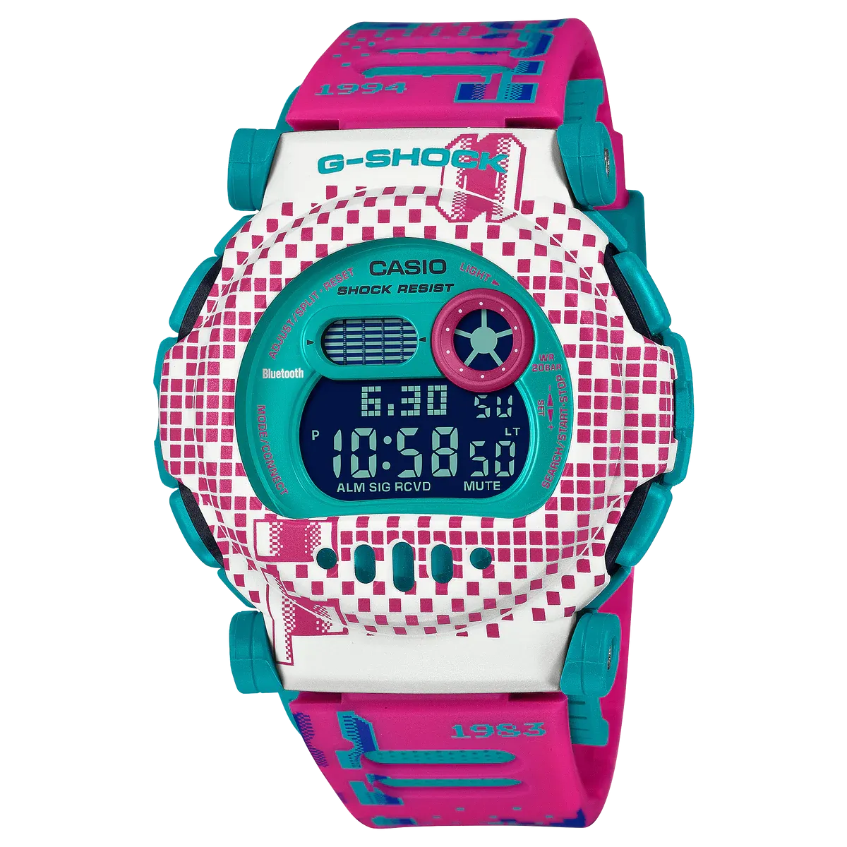Jewelry Casio Watches Casio - Retro Vibes Pink/Blue Case Watch