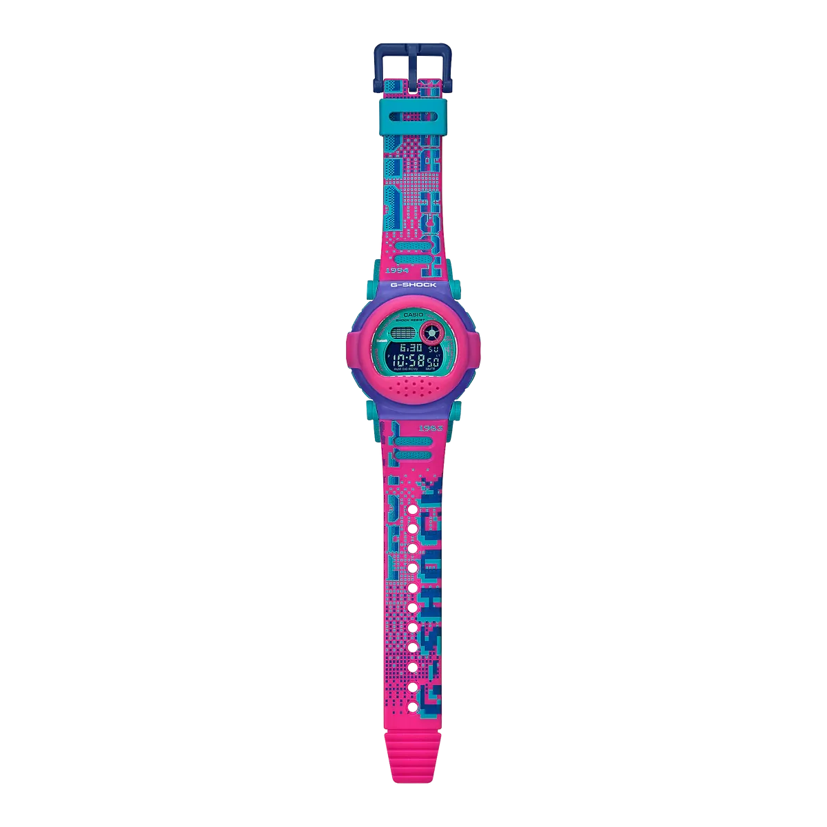 Jewelry Casio Watches Casio - Retro Vibes Pink/Blue Case Watch