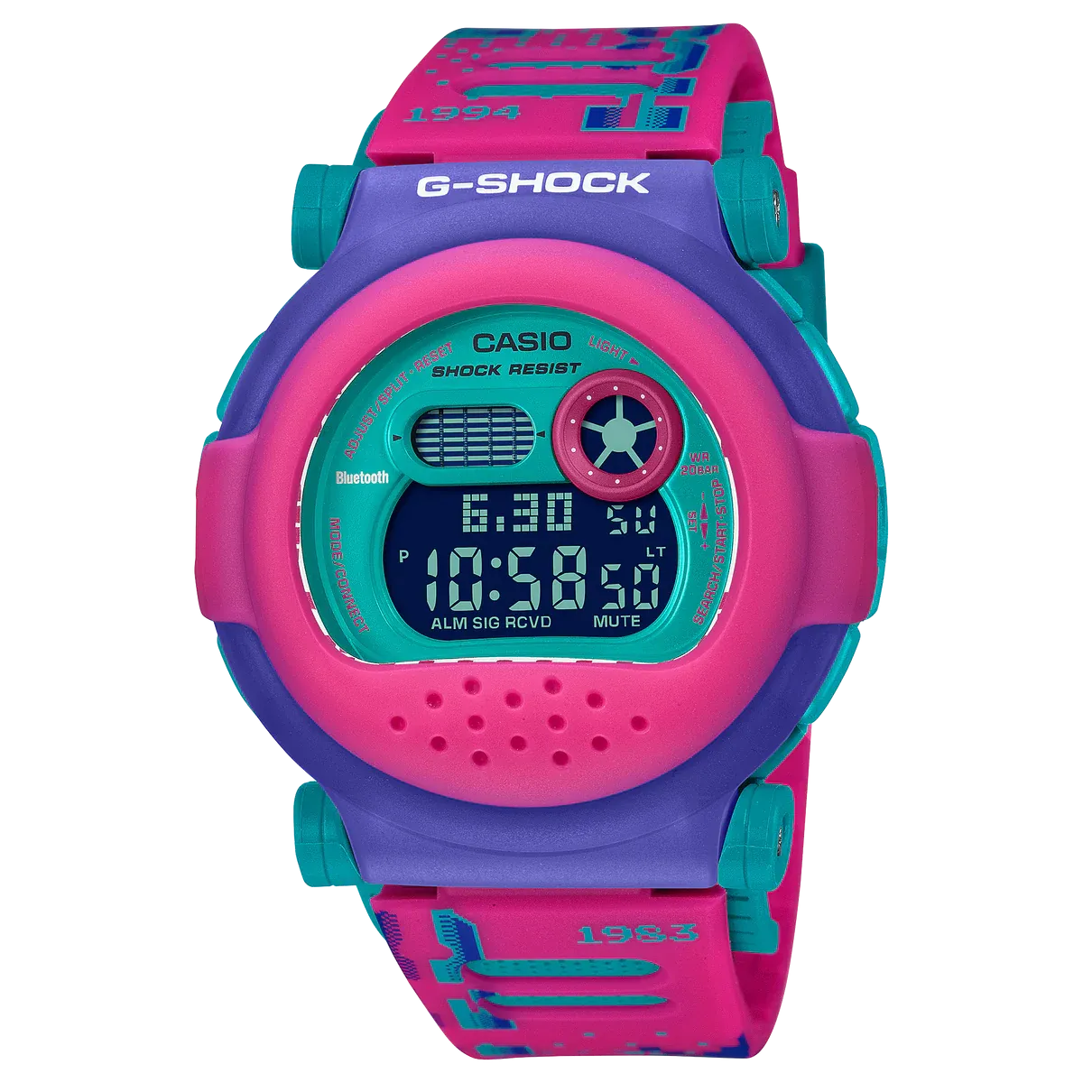 Jewelry Casio Watches Casio - Retro Vibes Pink/Blue Case Watch