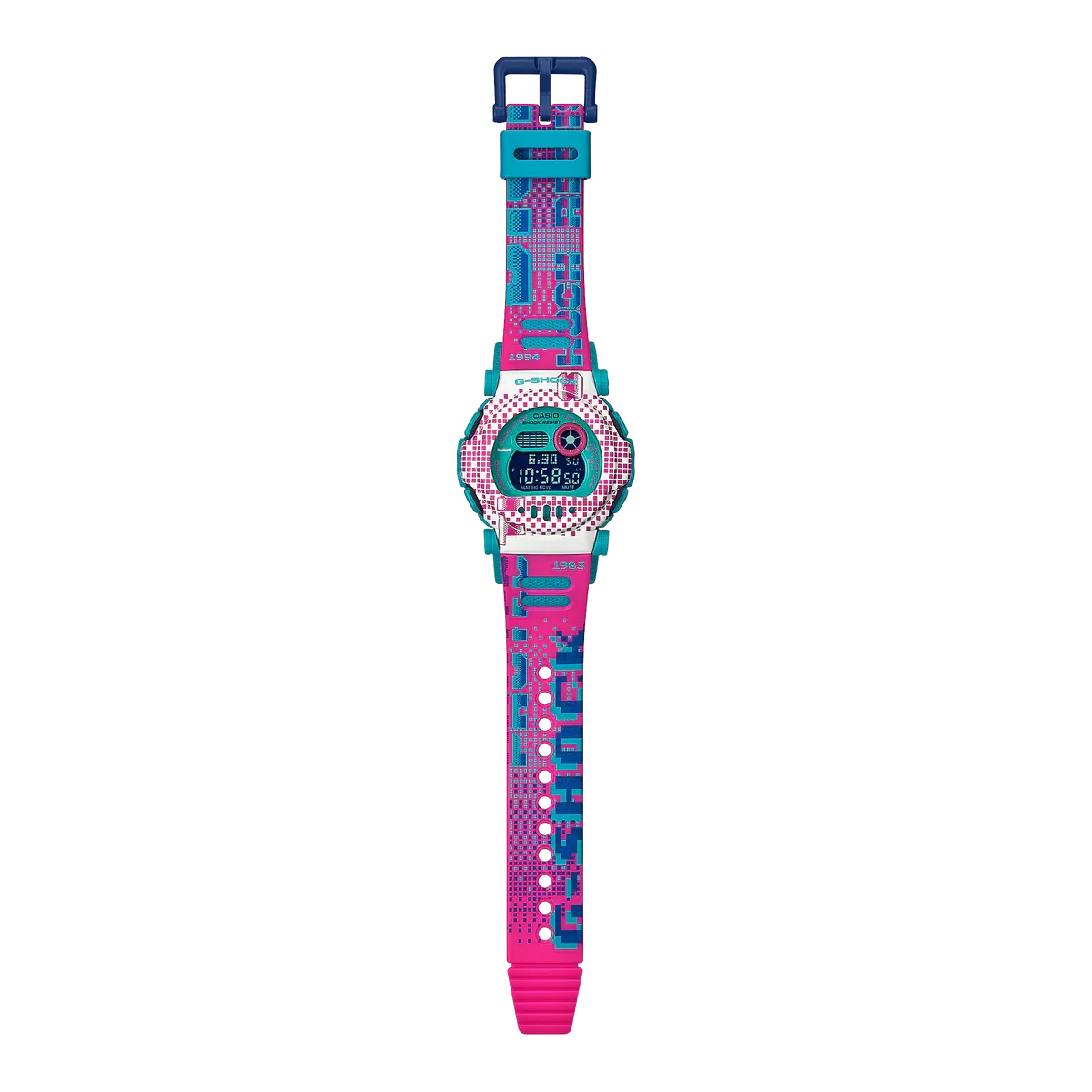 Jewelry Casio Watches Casio - Retro Vibes Pink/Blue Case Watch