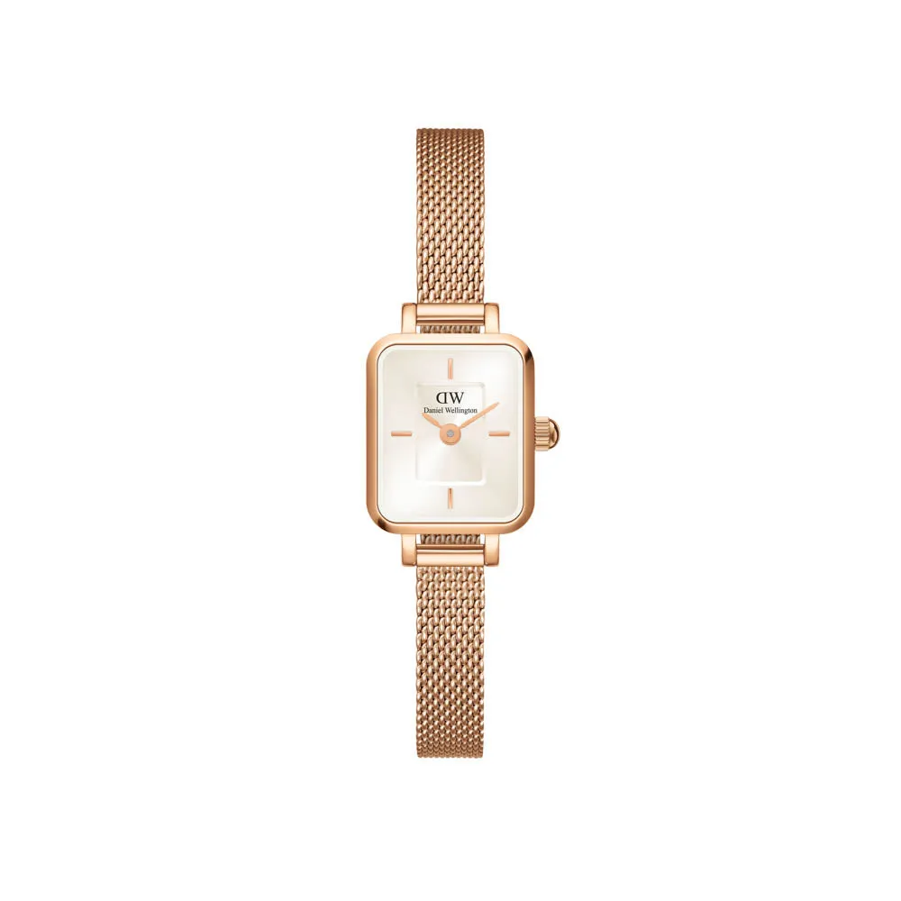 Jewelry Daniel Wellington Watches Daniel Wellington Quadro Mini Melrose Rose Gold Watch