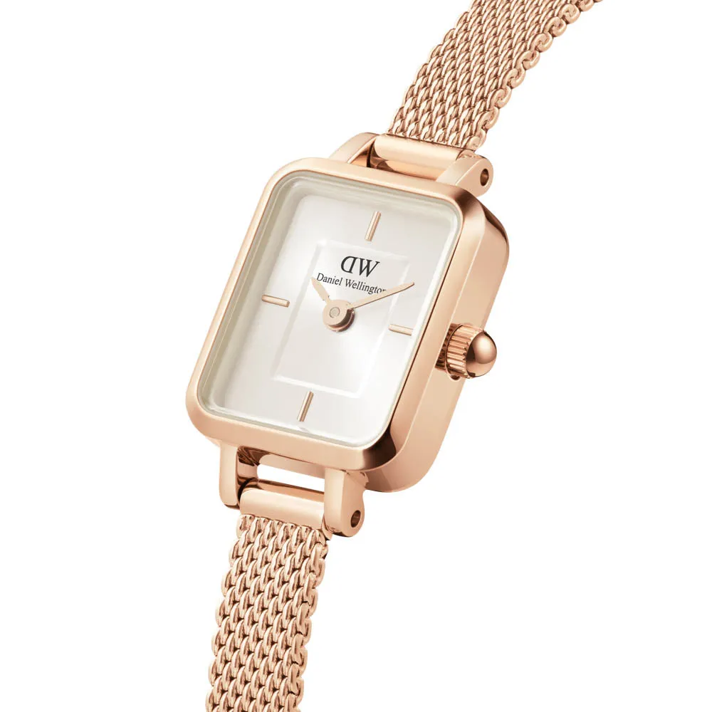 Jewelry Daniel Wellington Watches Daniel Wellington Quadro Mini Melrose Rose Gold Watch