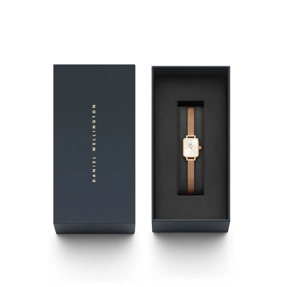 Jewelry Daniel Wellington Watches Daniel Wellington Quadro Mini Melrose Rose Gold Watch