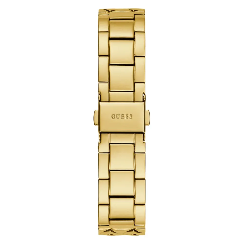 Jewelry Guess Watches Guess Analog Gold Dial Stainless Steel Strap Women Watch GW0613L2