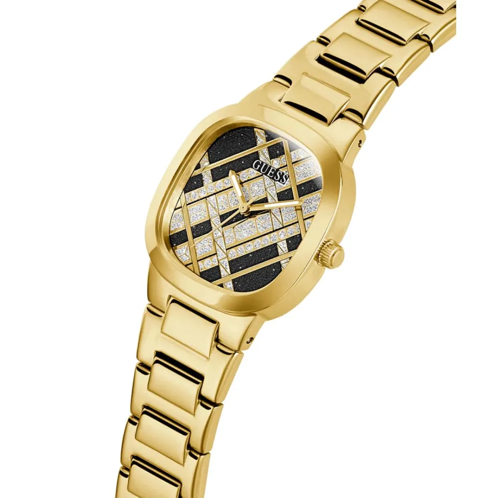 Jewelry Guess Watches Guess Analog Gold Stainless Steel Strap Women Watch GW0600L2