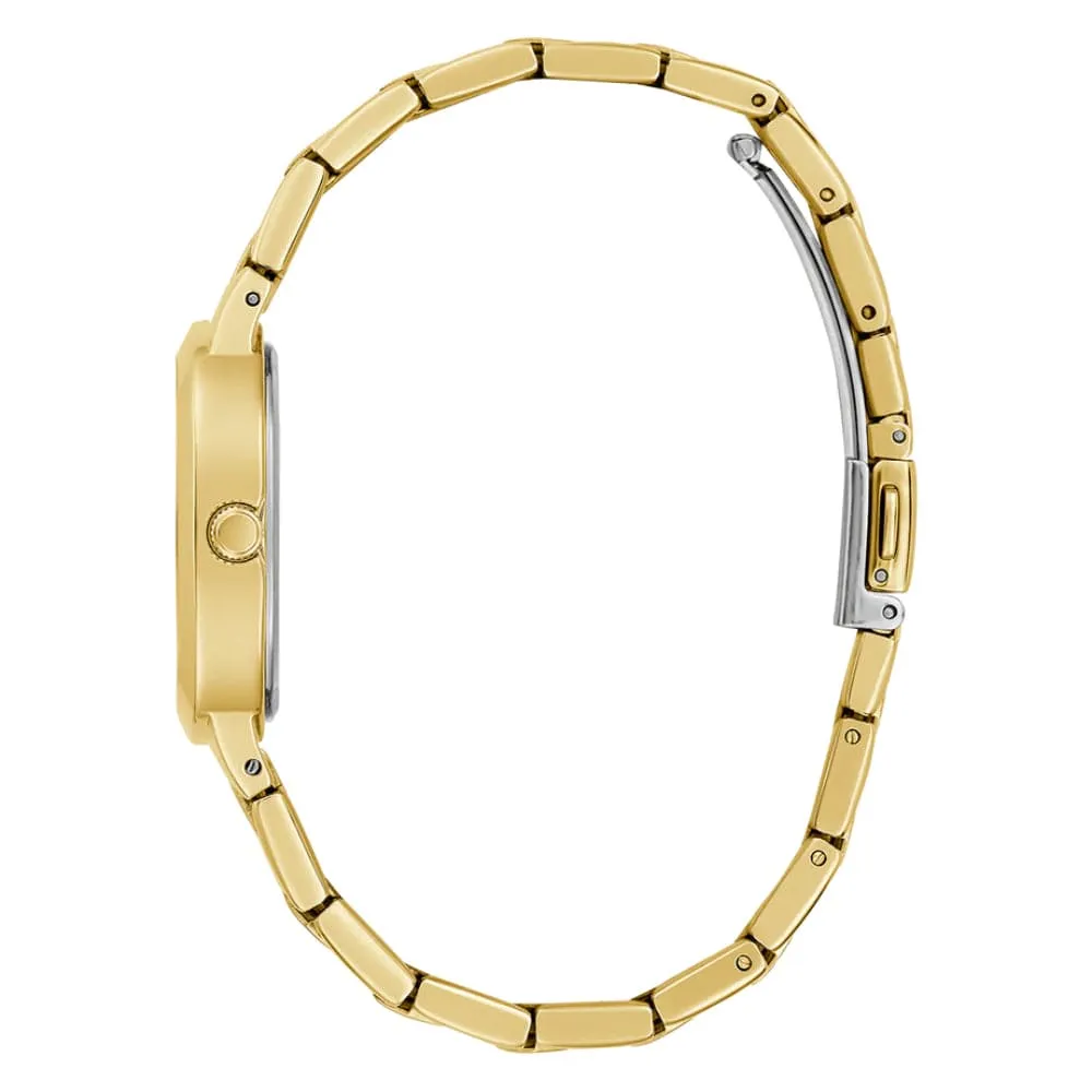 Jewelry Guess Watches Guess Analog Gold Stainless Steel Strap Women Watch GW0600L2