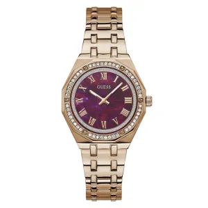 Jewelry Guess Watches Guess Analog Rose Gold Stainless Steel Strap Women Watch GW0770L3