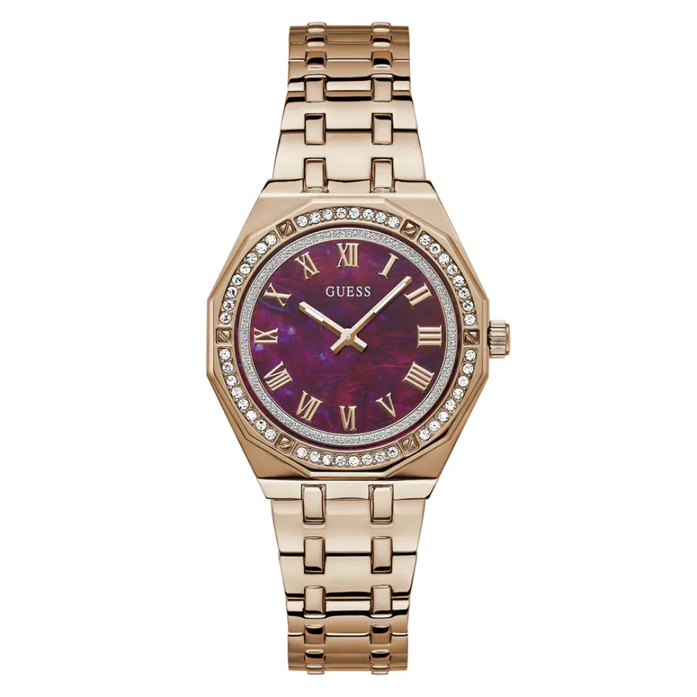 Jewelry Guess Watches Guess Analog Rose Gold Stainless Steel Strap Women Watch GW0770L3