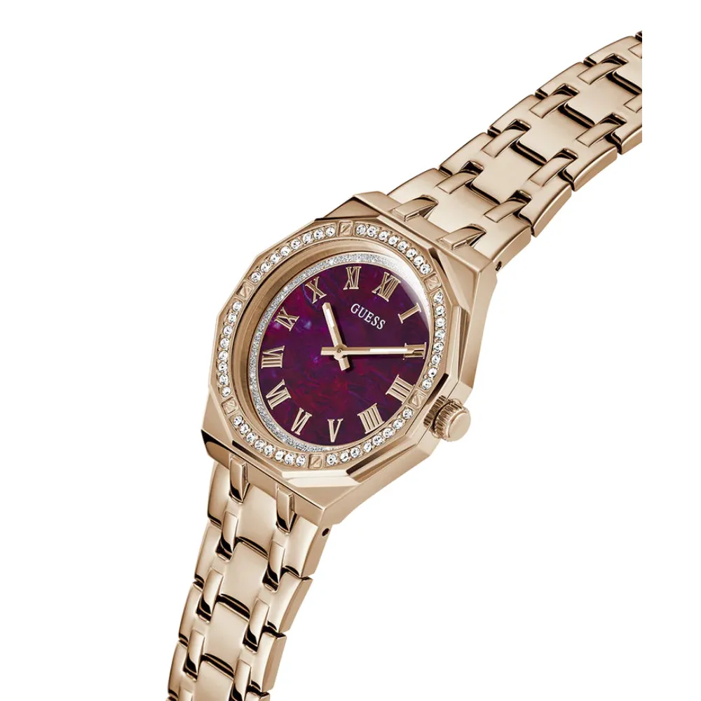Jewelry Guess Watches Guess Analog Rose Gold Stainless Steel Strap Women Watch GW0770L3
