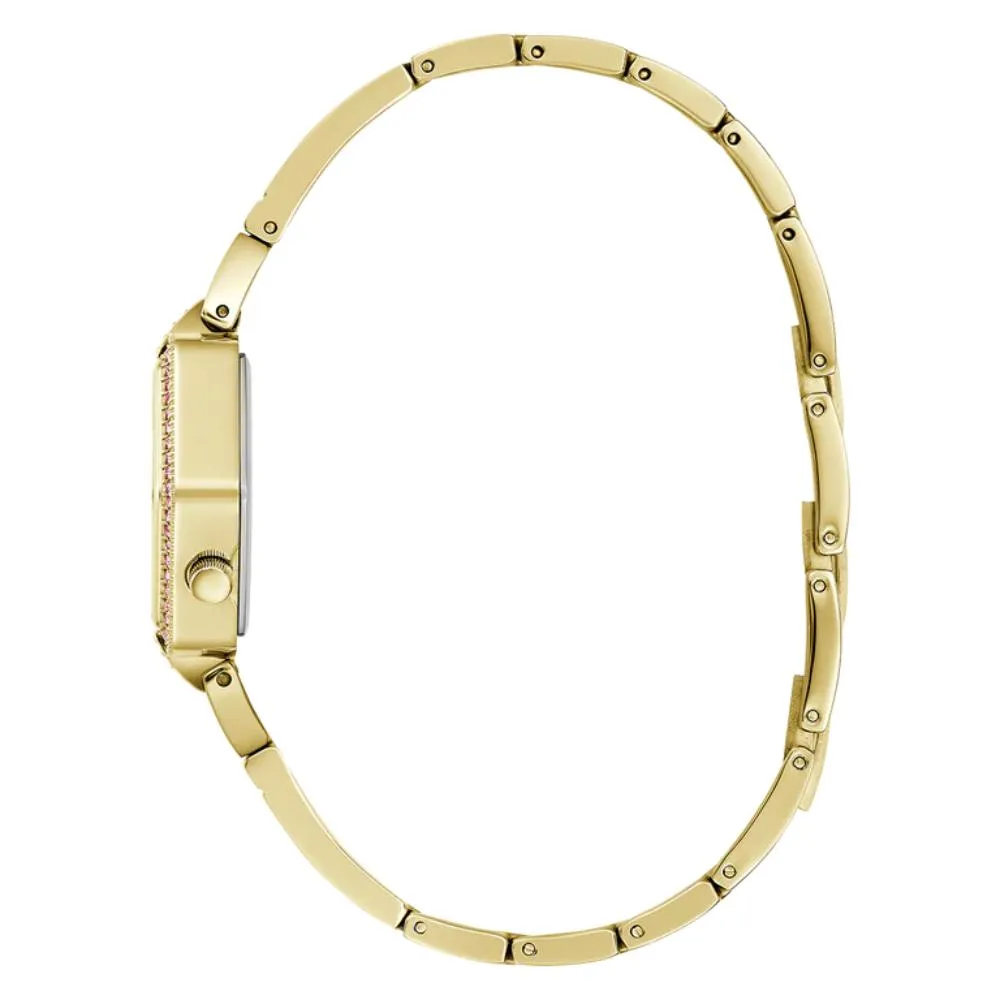 Jewelry Guess Watches Guess Audrey Glitz Analog Gold Tone Women's Watch GW0680L2