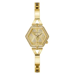 Jewelry Guess Watches Guess Audrey Glitz Analog Gold Tone Women's Watch GW0680L2