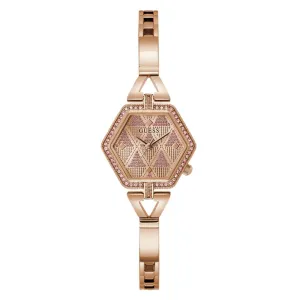 Jewelry Guess Watches Guess Audrey Glitz Analog Rose Gold Tone Women's Watch GW0680L3
