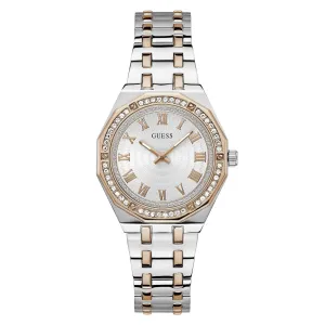 Jewelry Guess Watches Guess Desire Women White Dial Quartz Analog Watch GW0770L5