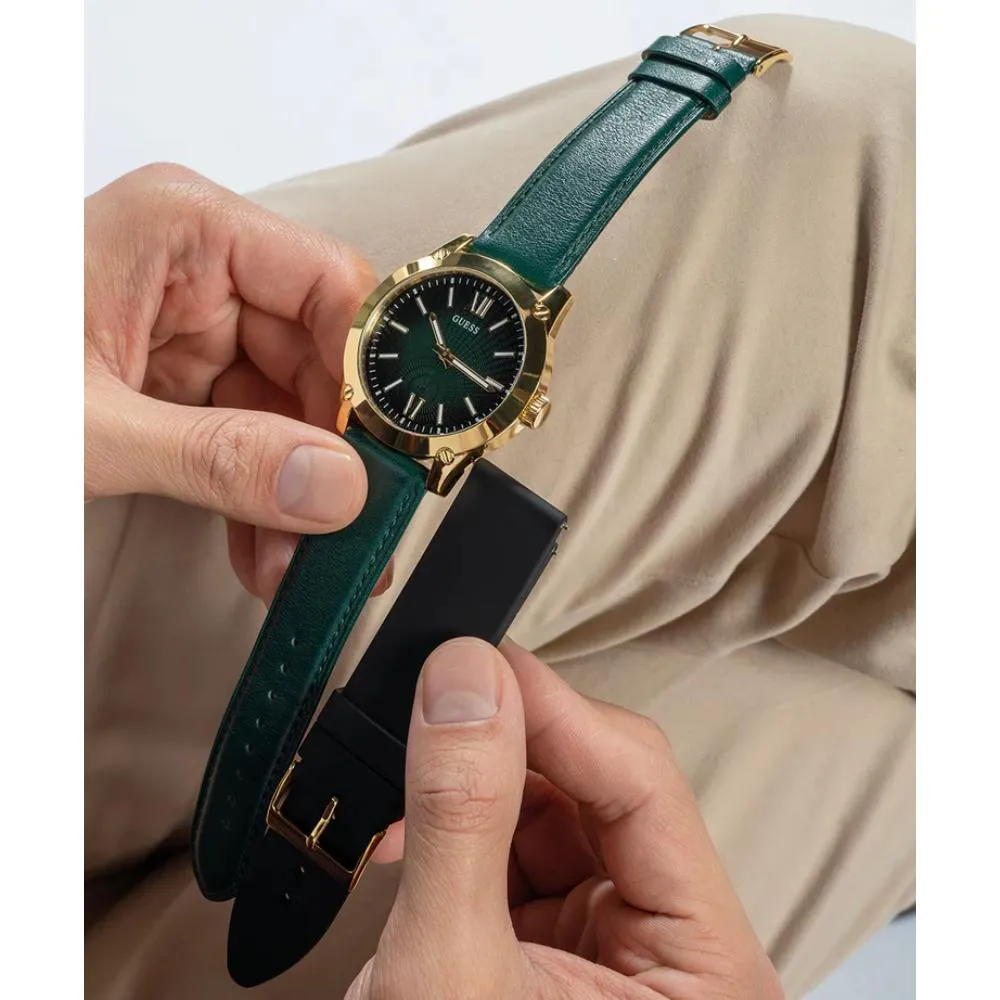Jewelry Guess Watches Guess Gold Tone Analog Men's Watch GW0630G2