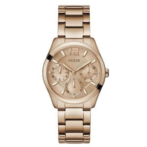 Jewelry Guess Watches GUESS Ladies Rose Gold Tone Multi-function Watch GW0760L3