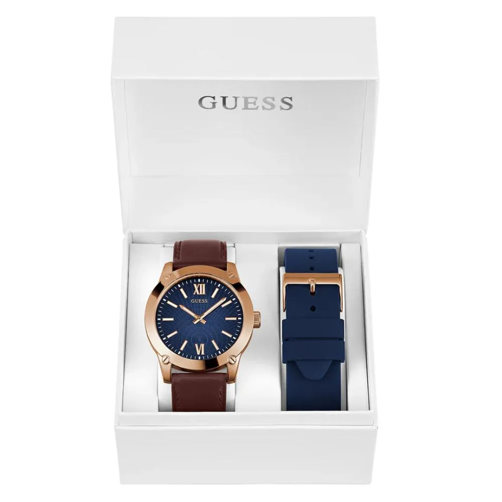 Jewelry Guess Watches Guess Rose Gold Tone Analog Men's Watch GW0630G3
