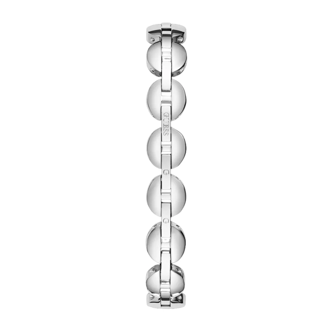 Jewelry Guess Watches GUESS SILVER CRYSTAL LINKS LADIES WATCH GW0757L1