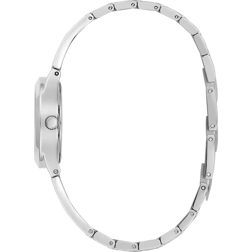 Jewelry Guess Watches Guess Silver Dial Stainless Steel Strap Women Watch GW0609L1