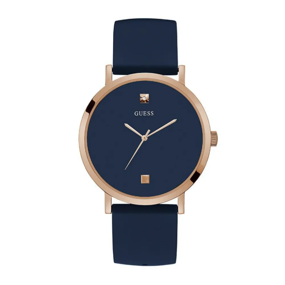 Jewelry Guess Watches GUESS W1264G3 BLUE SILICONE MEN WATCH