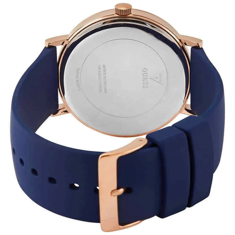Jewelry Guess Watches GUESS W1264G3 BLUE SILICONE MEN WATCH