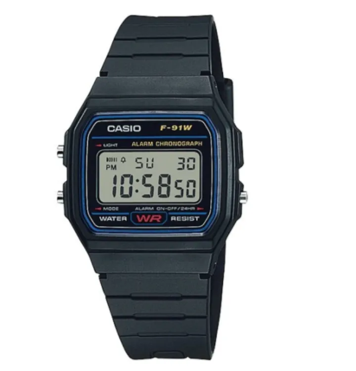 Jewelry_Casio_Watches Casio Black Vintage Digital Watch