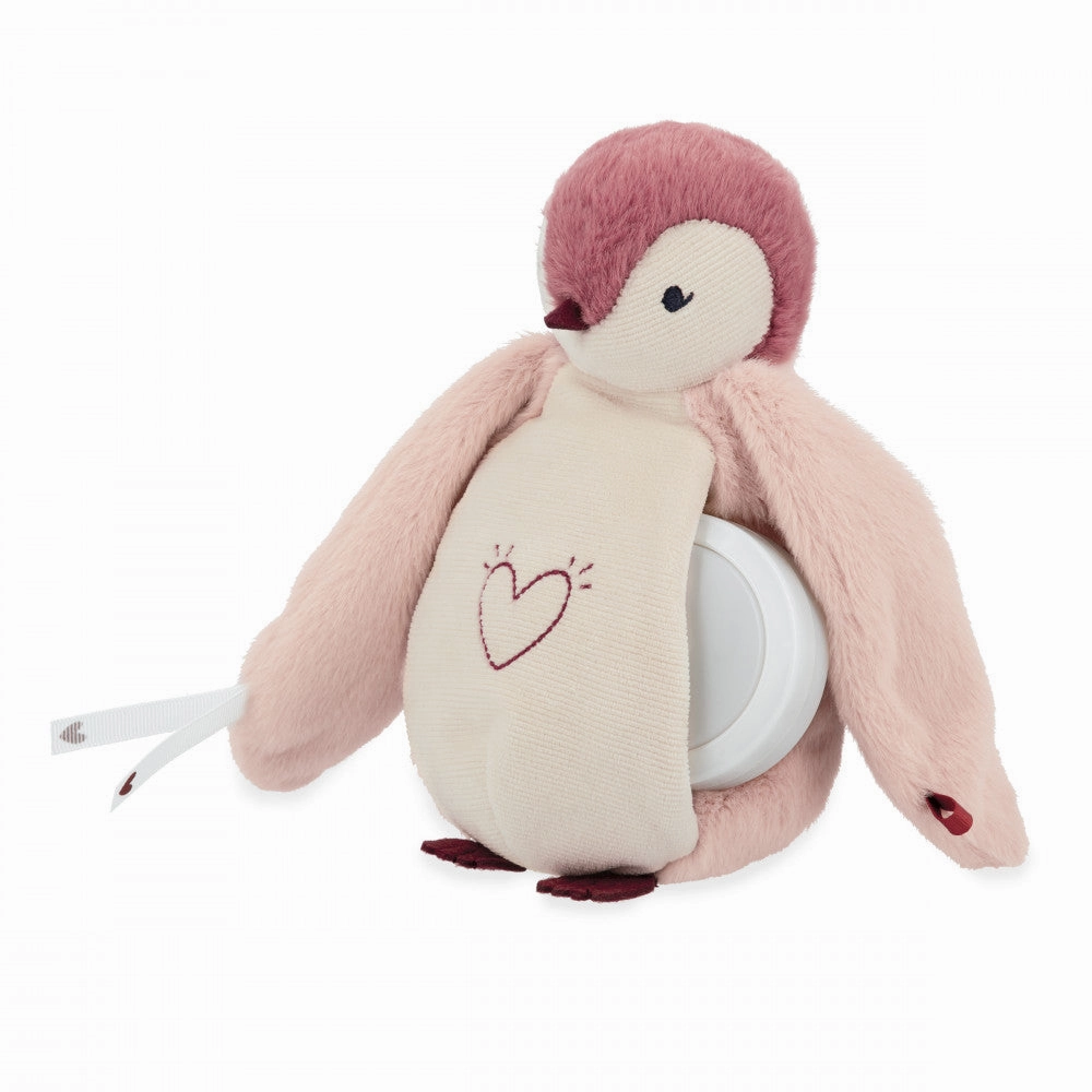 Kaloo Nightlight Plush Penguin Pink